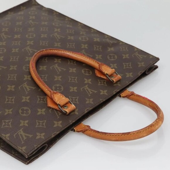 LOUIS VUITTON Monogram Sac Plat Hand Bag M51140 LV Auth 138439 - Picture 6 of 15